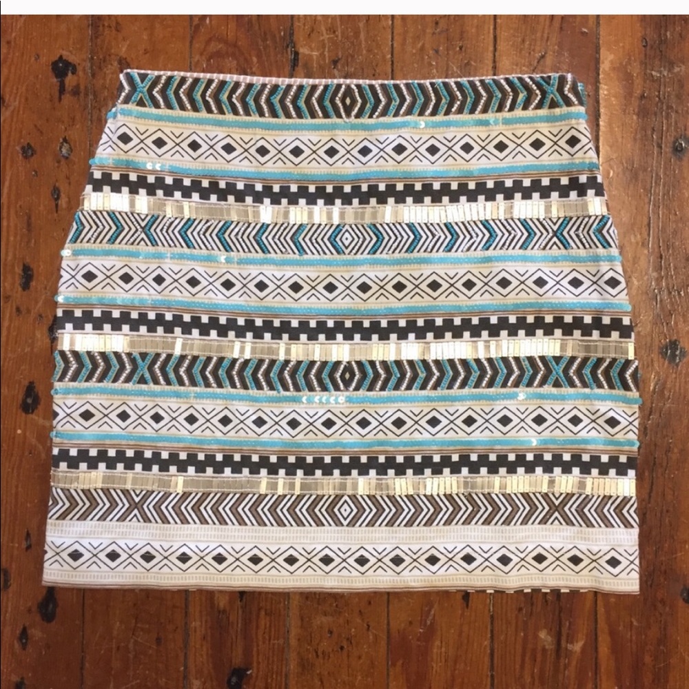 Chelsea & Violet Mini Beaded Skirt